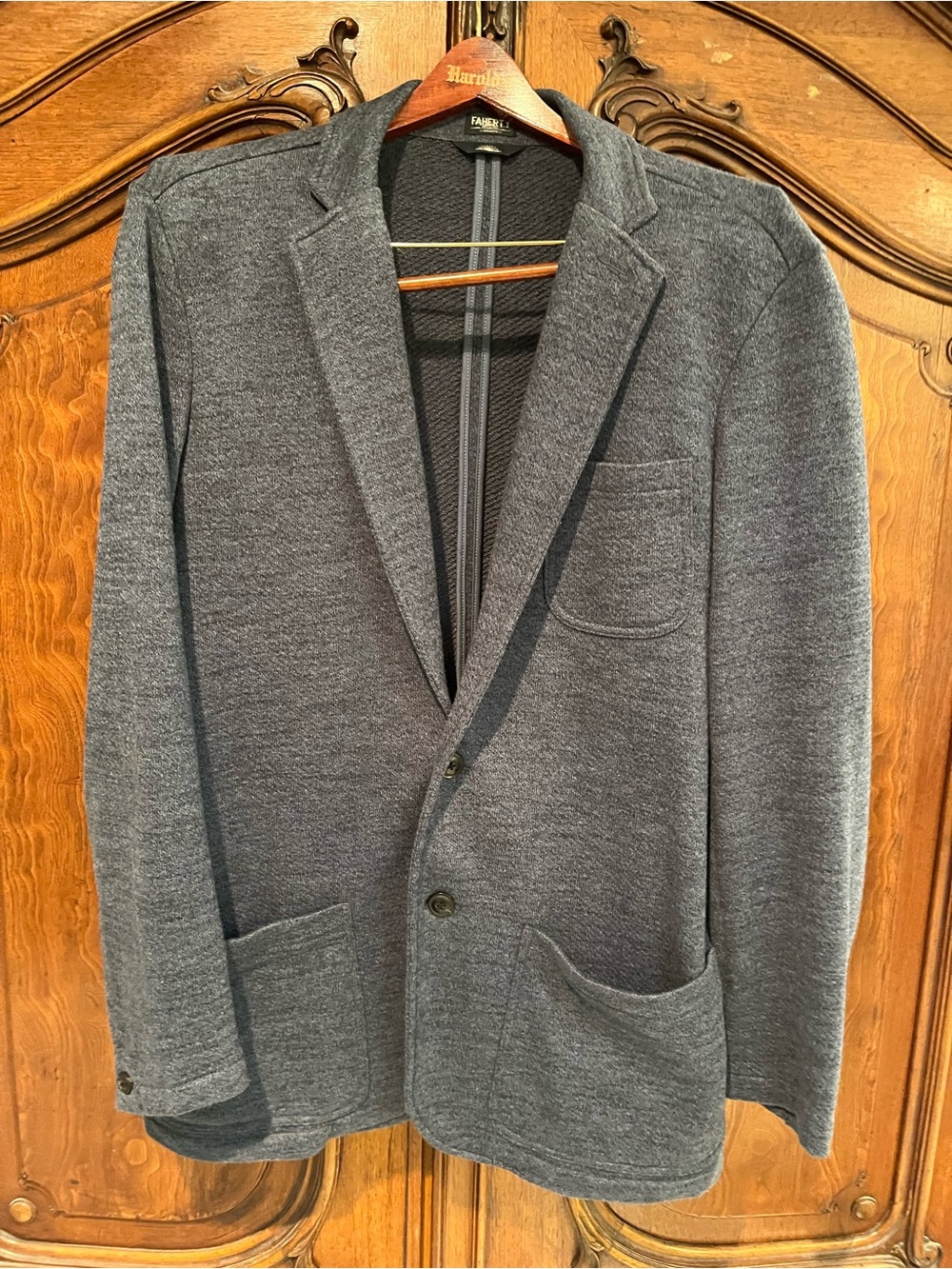 Faherty Inlet Blazer Melange Navy XL